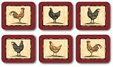 Jason Les Poulets Coasters - Set of 6