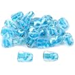 Blue Fancy Swirl Glass Beads Beading 10mm Approx 25
