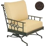 Windham Castings Provence Tailored Back Spring Club Chair Frame Only, Bronze