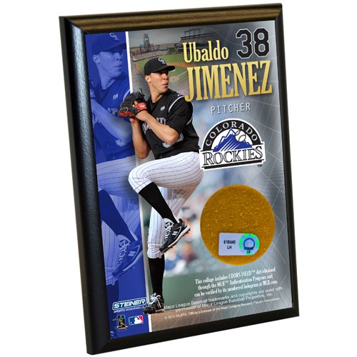 MLB Colorado Rockies Ubaldo Jimenez 4-by-6-Inch Plaque