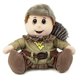 WEST VIRGINIA MOUNTAINEERS 9 OFFICIAL PLUSH MASCOT TOY
