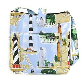 Click here to buy Outer Banks Lighthouses Shoulder Bag Purse by Broad Bay.