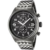 Invicta Men's 0368 II Collection Gunmetal Ion-Plated Stainless Steel Watch