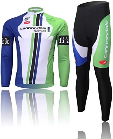 2014 cannondale PRO Cycling Jersey Set Long Sleeve Jersey Tenacious Life/perspiration Breathable by Isabelle's Store