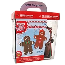 Foamies Group Activity Bucket - Gingerbread Man Christmas Ornament Craft Kit Makes 36
