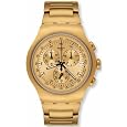 Swatch Men's Irony YOG402G Gold Stainless-Steel Quartz Watch with Gold Dial