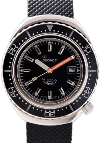 Squale 1000 meter Professional Swiss Automatic Dive watch with Sapphire Crystal 2002BK-R