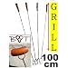 4 St�ck 1 Preis L�nge 1 Meter Teleskop W�rstchenspiesse Gem�se grillen