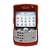 Rubber Red Hard Case for BlackBerry Curve 8330