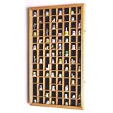 Thimble Small Miniature Display Case Cabinet Wall Rack 100-Openings