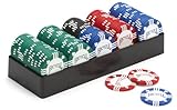 IMAGE OF Bicycle Clay Poker Chip Set: 100 Count
