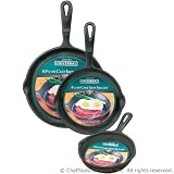 Universal N180 cast iron skillet set.