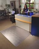 Floortex Chairmat, w/ Grippers, Rectangular, 48x60, Clear