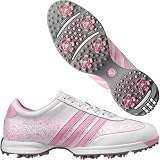 adidas Women's Driver Okapi Golf Shoe (Running White/Blossom)