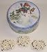 Scott's Cakes 1 lb. Dark Chocolate Covered Pretzel with White Chocolate Chips in a Classic Snowman Tin