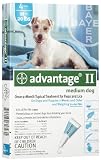 Advantage II for Dogs 4 Month Supply 11-20lbs