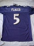 Joe Flacco Hand Signed Autographed Authentic Reebok Baltimore Ravens Jersey
