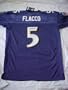 Joe Flacco Hand Signed Autographed Authentic Reebok Baltimore Ravens Jersey -...