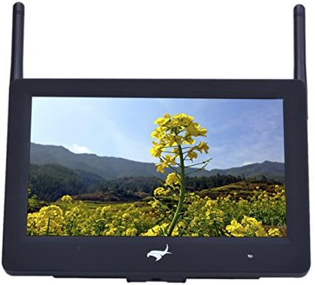 Crzepony Hawkeye FPV Monitor 5.8GHz 32CH 7inch AV Receiver 800X480 LCD Display OSD Built-in DVR for RC Quadcopter
