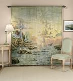 Thomas Kinkade Sea of Tranquility Window Art Curtain