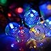 Outdoor Solar Lights Strings, LTROP 20ft 30 LED Waterproof Fairy Bubble, Crystal Ball Lights Decorative Globe String Lights for Indoor, Garden, Home, Patio, Lawn, Party and Holiday (Multi Color)