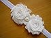 TANZKY® 10pcs Fashion Baby Headband Rose Pearl Ribbon Flower Princess Hairband