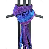 Fair Trade Handmade Scarf - Purple/blue