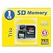 Pro Power 1GB microSD Flash Memory Card TRIO ( Includes Mini & Regular Secure Digital card Adapters that makes it easily convertible to any format at any time ) Use interchangeably w/ Camera, PDA, Cellular Phone, GPS and many more, reusable and re-writable