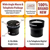 Panasonic Lumix DMC-FZ8 DMC-FZ7 Digital Camera 0.18X Wide Angle Fisheye Len ....