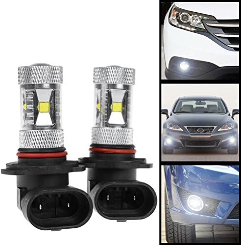 2X Super Bright Xenon White 30W 9005 HB3 H10 9145 6-LED w/Projector Lens Driving Running Fog Light Bulb For Honda Toyota Subaru Nissan Mazda--NEW 2015