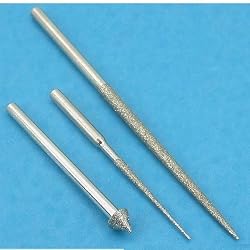 3 Diamond Coated Bead Reamers Jewelers Rotary Tools