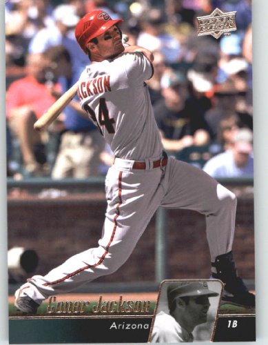 2010 Upper Deck Baseball Card # 43 Conor Jackson - Arizona Diamondbacks - MLB Trading Card Shipped In Protective Screwdown Display Case!