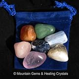 Chakra Balancing Healing Stone Kit with Free Pouch