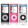 Merkury Innovations M-N4S199 Silicone Skin for iPod Nano 4G (Black, Pink, Clear)