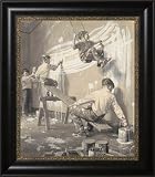 Heritage of the Lord- Arnold Friberg Gallery Quality Framed Art Print Medium Edition- Children Painting