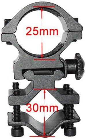 NuoYa001 NEW 25.4mm/30mm Flashlight Laser Scope Mount for Gun / Rifle Shotgun QD adapter