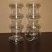 5 ounce Dessert Cups / Hard Plastic Souffle Beverage Cups with Lids Package of 50