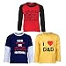 Goodway Pack of 3 Boys Full Sleeve Colour T-Shirts Mom & Dad Theme-3 RS.699.00