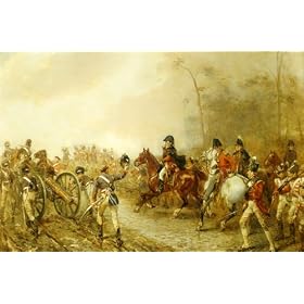 The Duke Of Wellington (1769-1852) 1815 stretched canvas art print by Robert Alexander Hillingford