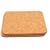 T&G Set x 2 Square Hot Pot Stands In Natural Cork 20cm