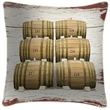 6 Barrels Of Wine Cushion - Martin Wiscombe Cushions
