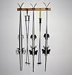 Three Ski Wood Storage Rack
