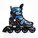 High Bounce Adjustable Inline Skate (Blue, Small (12-1) ABEC 5)