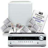 Creative Audio CA-HC1-SW Home Cinema System (Onkyo 308 Silver + Boston Acoustics SWXS White + Cables). 2 Year Guarantee.
