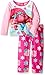 AME Sleepwear Girls' Trolls Poppy 2-Piece Fleece Pajama Set