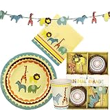 Large Meri Meri Animal Parade Party Kit