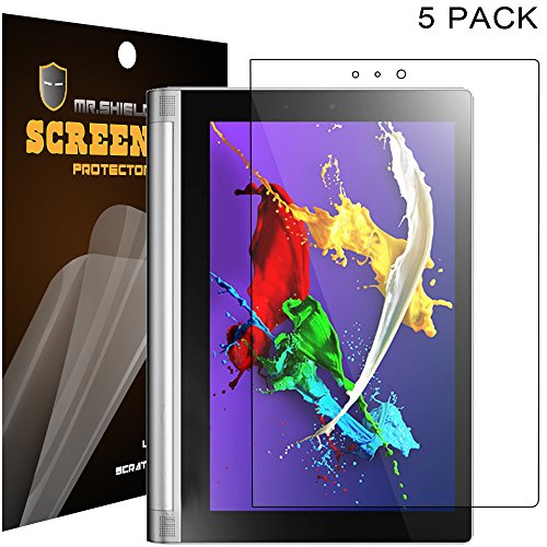 [5-PACK] Mr Shield For Lenovo Yoga Tablet 2 10.1 inch Premium Clear Screen Protector with Lifetime Replacement Warranty