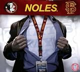Florida State NCAA Lanyard Key Chain & Ticket Holder - Red
