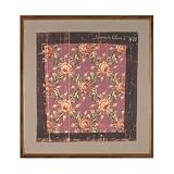 インテリアアート： スザンヌ・キャスラー「FLORAL TEXTILE DESIGN PARIS CA. 1880 (パリの花柄テキスタイルデザイン、1880年頃)」 (SK-0109)