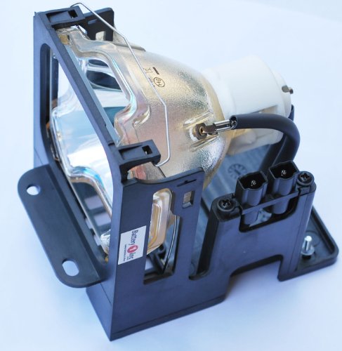 Battery1inc VLT-X500LP Replacement Lamp with housing for MITSUBISHI LVP-S490 LVP-S490U LVP-X490 LVP-X490U LVP-X500 LVP-X500U S490 X490 X500 S490U X490U X500U Series Projectors